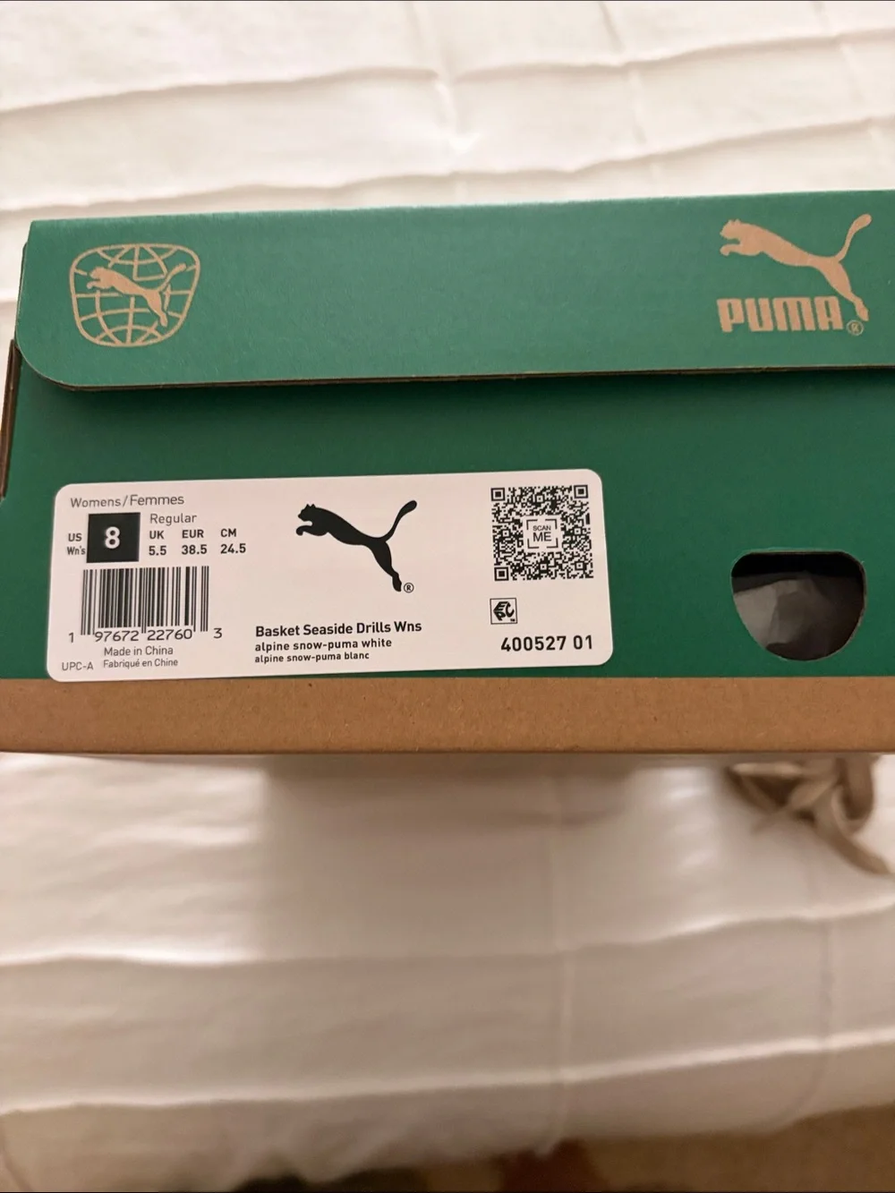Puma Women’s Cream Woven Low-Top Sneakers